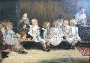 Max Liebermann Infants School (Bewaarschool) in Amsterdam Spain oil painting artist